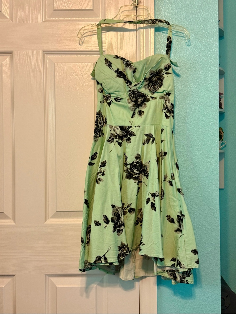 ModCloth Traveling Cupcake Mint Halter Dress